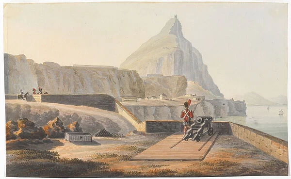 The Governors Cottage on the Rock of Gibraltar, March 1827. (w  /  c)