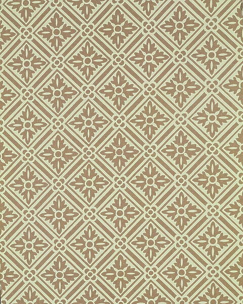 Grace Diaper wallpaper design by Pugin, c.1840