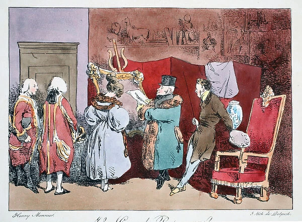 Un Grand Personnage, c. 1828 (hand-coloured litho)