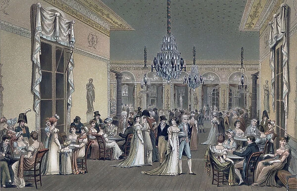 Grand Salon, Frascati's, Paris, early 19th century