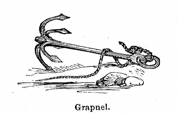 A Grapple Anchor, 1850