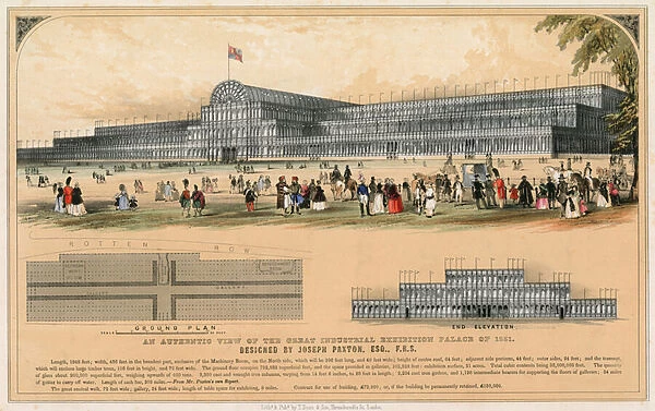 Great Exhibition, 1851 (coloured engraving)