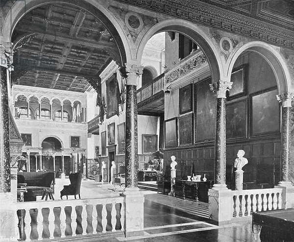 The Great Hall and its Galleries (b  /  w photo)
