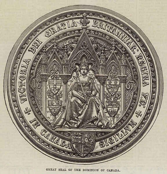Great Seal of the Dominion of Canada (engraving)