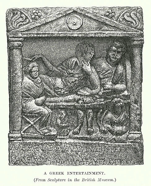 A Greek Entertainment (engraving)