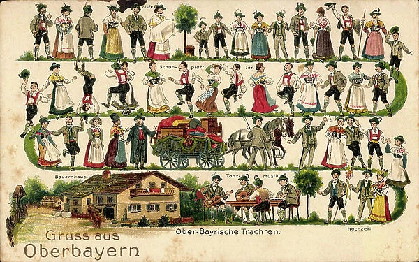 Greetings from Upper Bavaria (postcard)