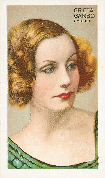 Greta Garbo (colour litho)