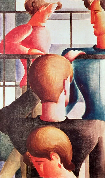 Group by a railing, 1931 (painting)