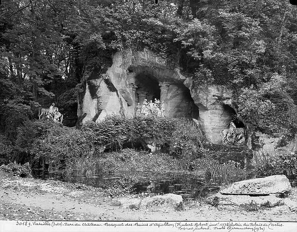 Grove of the Baths of Apollo, 1930 (b  /  w photo)