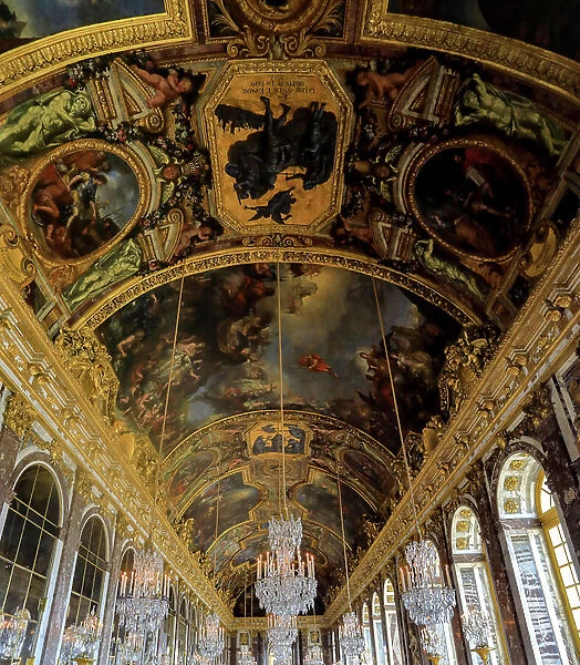 Hall of Mirrors, Palace of Versailles (photo)