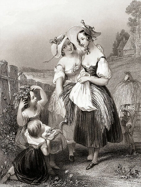 Happy Days, engraved by H. Cook after J. Brown