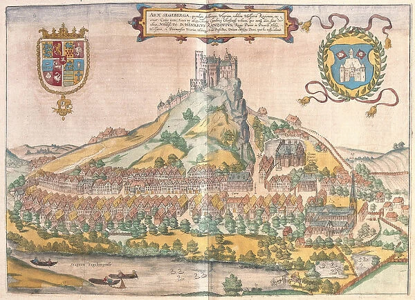 Hardcover, Segeberg, Germany (engraving, 1572-1617)