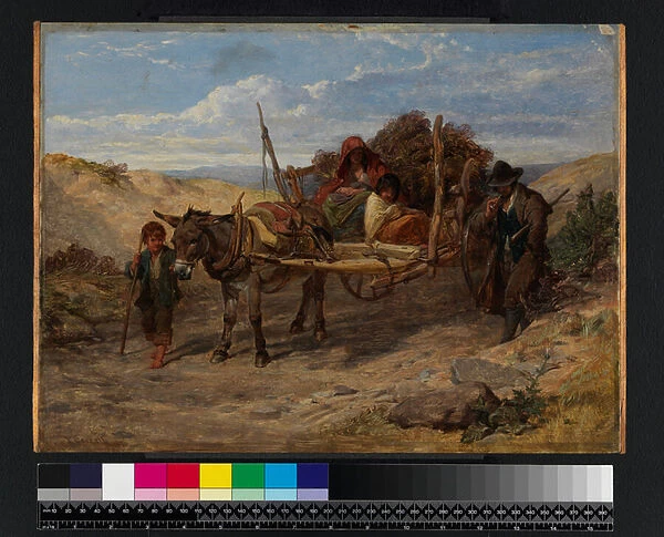 The Heathcart, 1850 (oil on panel)