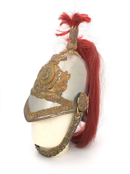 Helmet worn by Captain John Grant Malcolmson, VC, 3rd Bombay Light Cavalry, 1860 circa (metal)