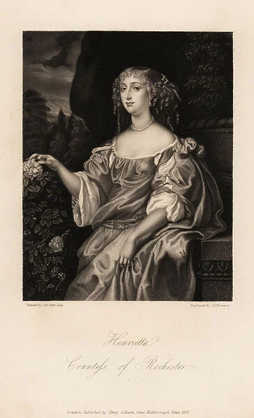 Henrietta Hyde, Countess of Rochester, wife of Laurence Hyde, 1st Earl of Rochester, formerly Lady Henrietta Boyle, one of the Windsor Beauties, 1646-1687