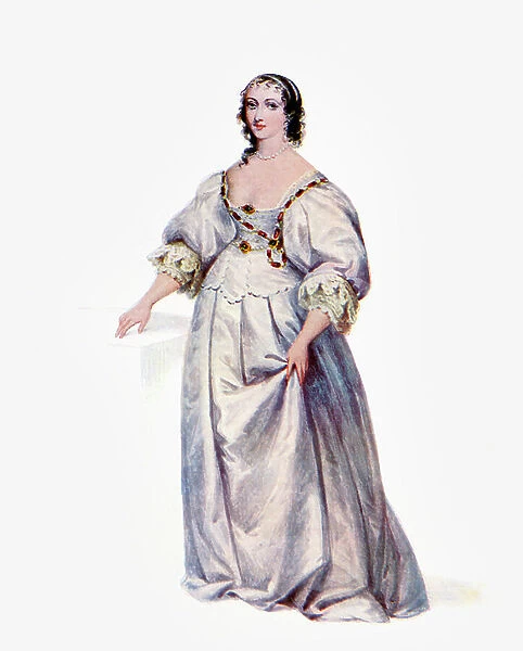 Henrietta Maria of France, 1609 to1669. Queen consort of England, Scotland and Ireland as the wife of King Charles I. From the book The Connoisseur Illustrated published 1903