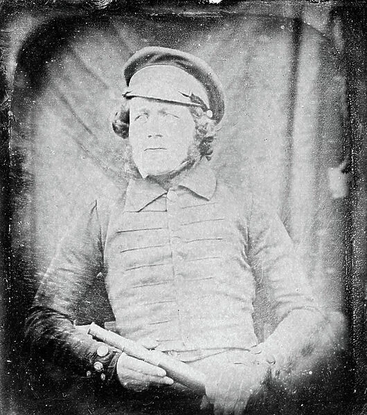 Henry Foster Collins, Second Mate, 1845 (b / w photo)