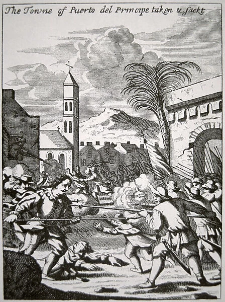 Henry Morgan captures and sacks the town of Puerto de Principe, Cuba, in 1668
