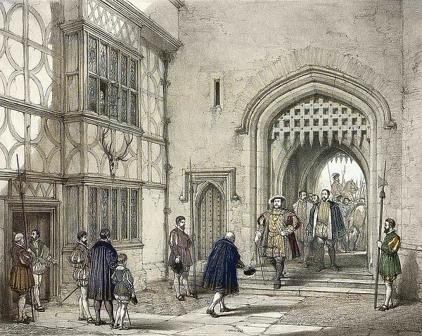 Henry VIII (1491-1547) at Hever Castle in Kent, after Joseph Nash (1809-1878)