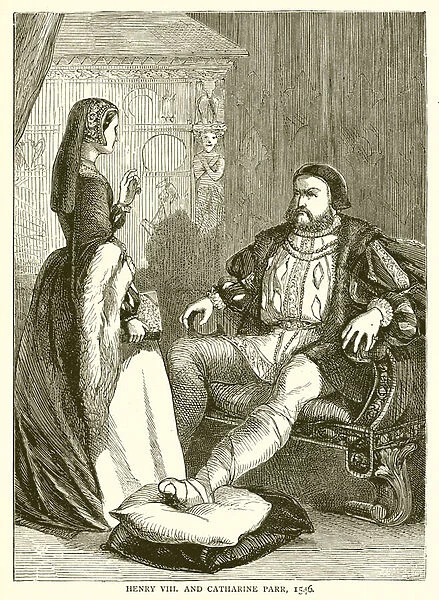 Henry VIII and Catharine Parr, 1546 (engraving)