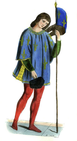 Herald - announcer of death of Charles VI