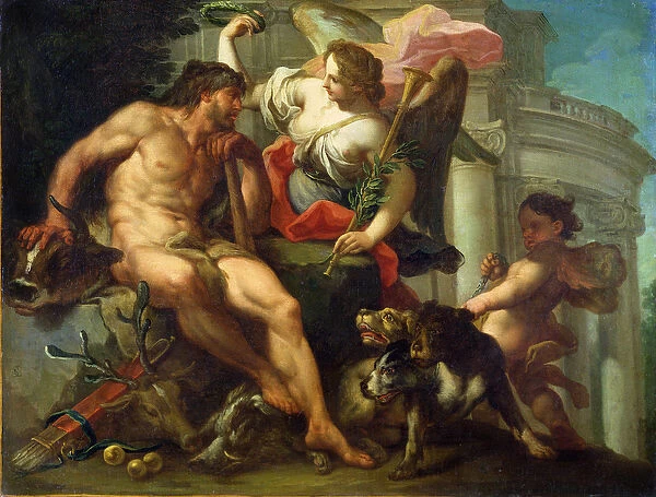 Hercules Crowned by Fame