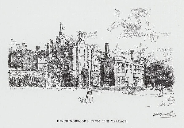 Hinchingbrooke from the Terrace (engraving)