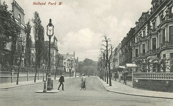 Holland Park, London (b  /  w photo)