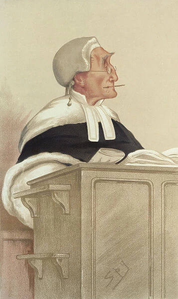 The Honourable Sir Anthony Cleasby, 1976 (colour litho)