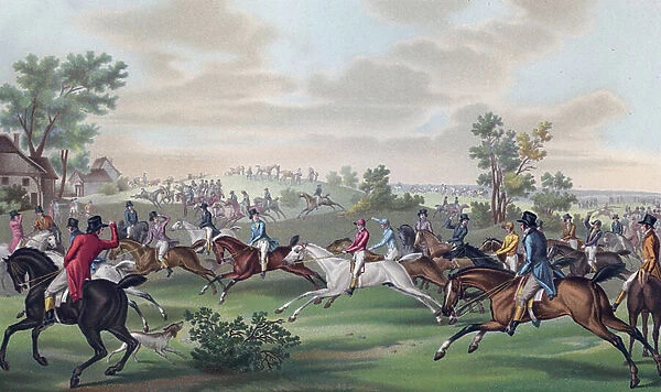 Horse racing in France, early 19th century