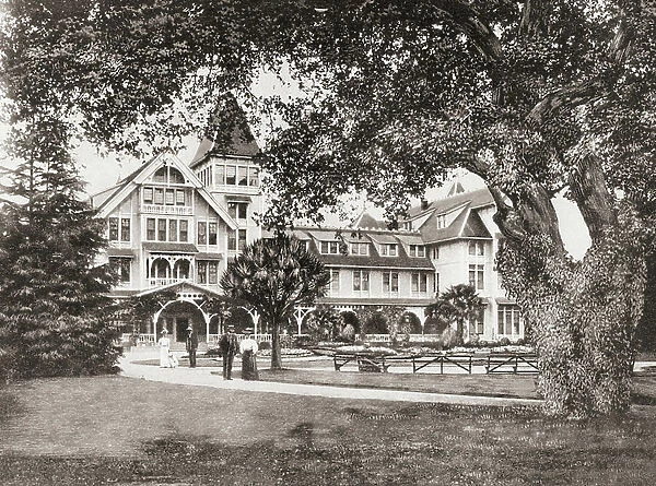 The Hotel Del Monte, Monterey, from Wonderful California, c.1915 (b / w photo)