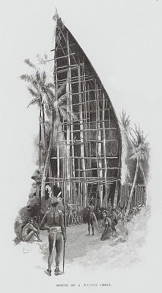House of a Native Chief (engraving)