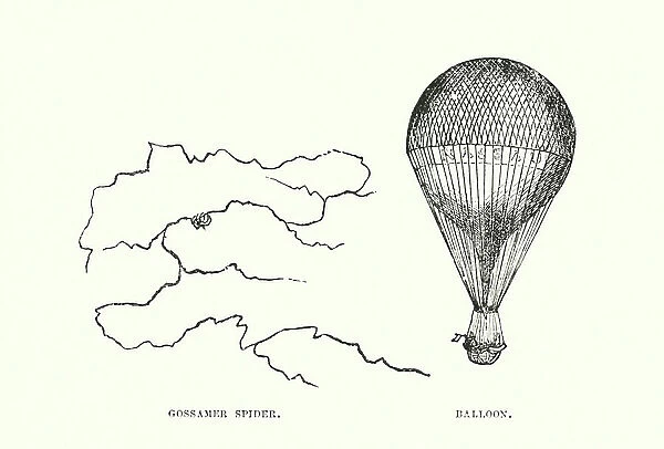 Human invention anticipated: Balloons (engraving)