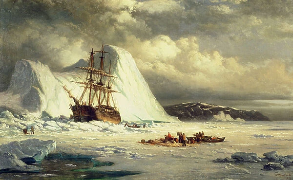 Icebound Ship, c. 1880 (oil on canvas)