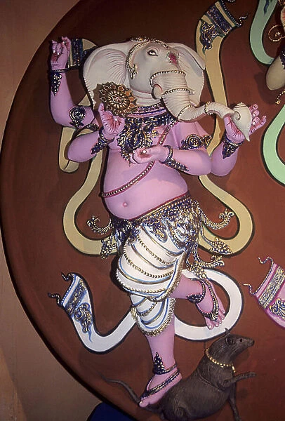 Idol of the Elephant headed god Ganesh (plaster)