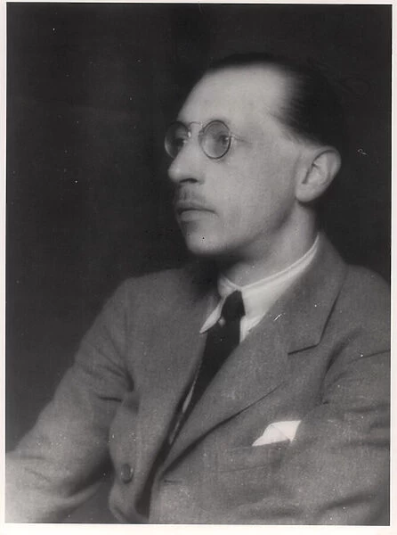 Igor Stravinsky (1882-1971) (b  /  w photo)