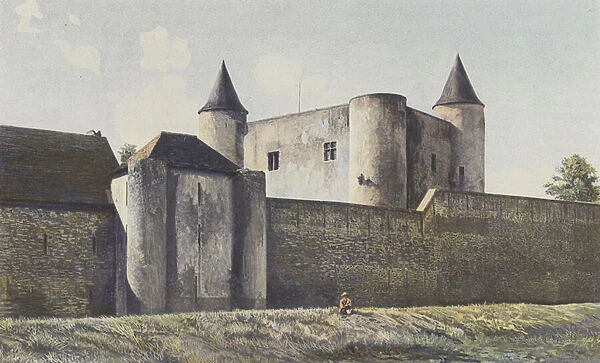 Ile De Noirmoutier, Noirmoutier, Donjon et fortifications (colour photo)
