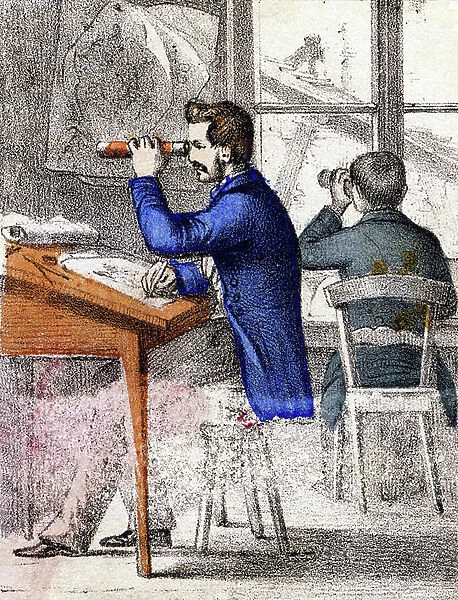 Illustration for 'Abecedaire des arts et metiers pour teaching a lire', 1866 (engraving)