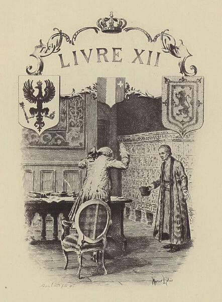 Illustration for Book XII of Les Confessions de Jean-Jacques Rousseau (gravure)