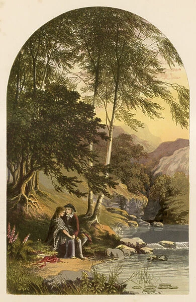 Illustration for Burns To Mary in Heaven