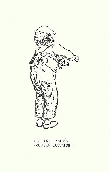 Illustration for The Incredible Adventures of Professor Branestawn (litho)