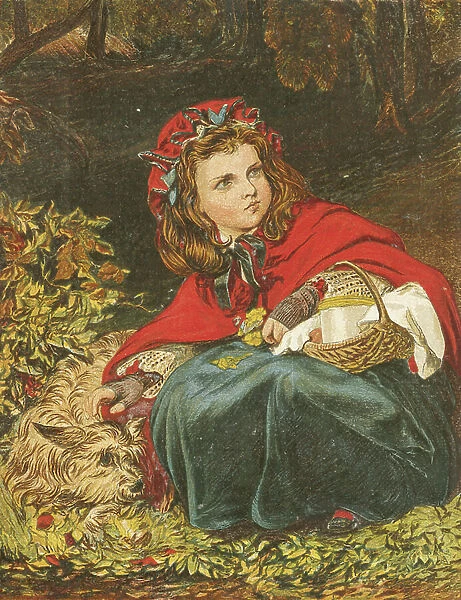 illustration for Little Red Riding Hood, also known as Little Red Cap