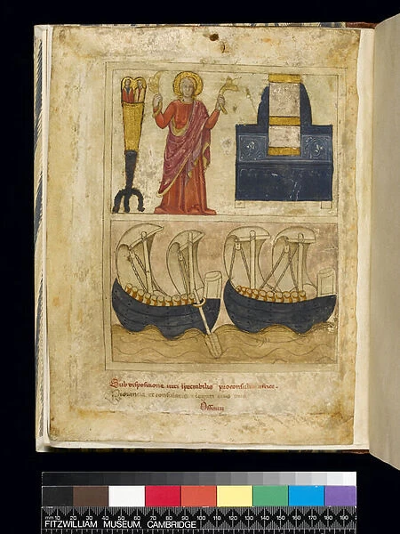 Illustration from the Notitia Dignitatum (ink & gold on parchment)