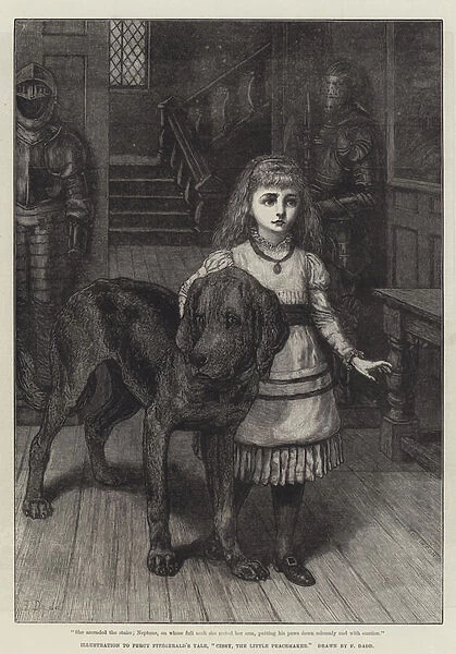 Illustration to Percy Fitzgeralds Tale, 'Cissy, The Little Peacemaker'(engraving)