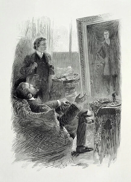 Illustration from The Picture of Dorian Gray by Oscar Wilde (1854-1900)