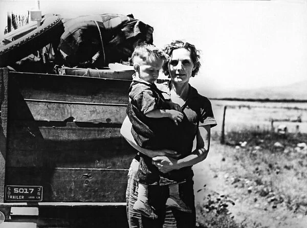 Impact of the Great Depression in South Dakota, 1929 (b  /  w photo)