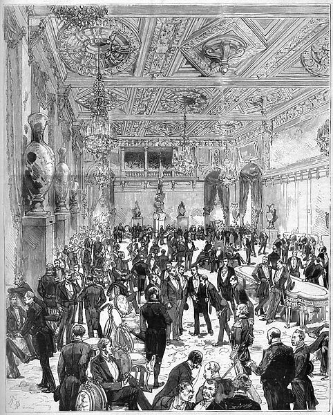 Inauguration of the Hotel de Ville de Paris on 14 July 1882