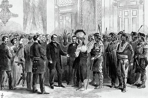 Indian delegations at Washington, 1867