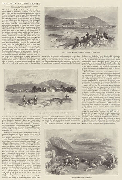 The Indian Frontier Trouble (litho)