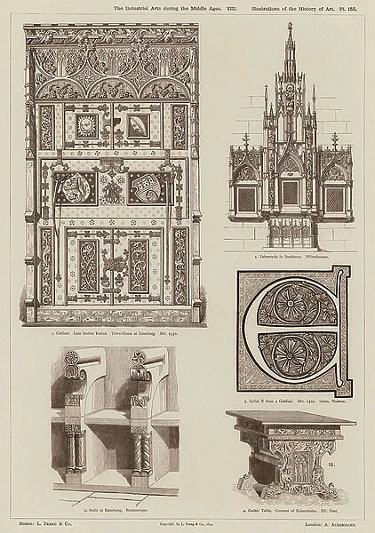 The Industrial Arts during the Middle Ages (engraving)